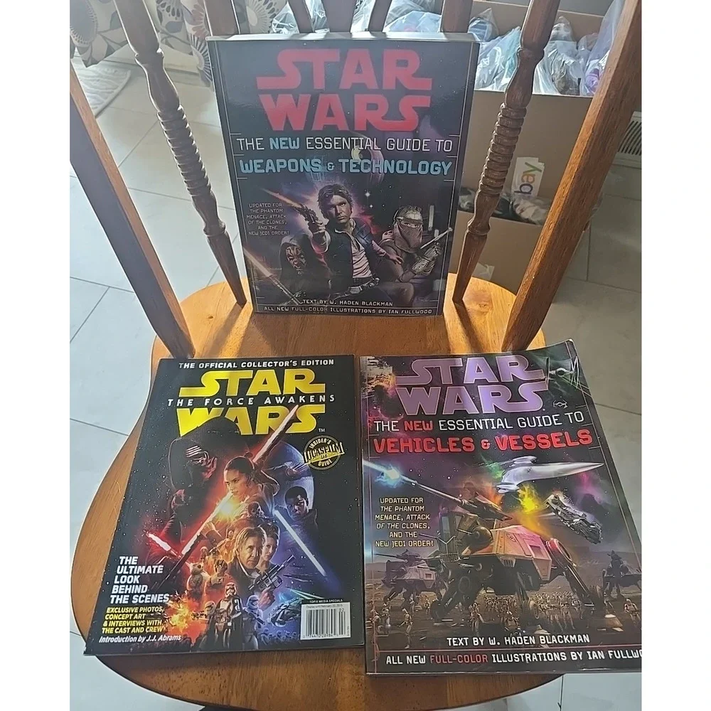 VTG Star Wars Essential Guides‎ Vehicle Fantasy Science Fiction Paperback Books
